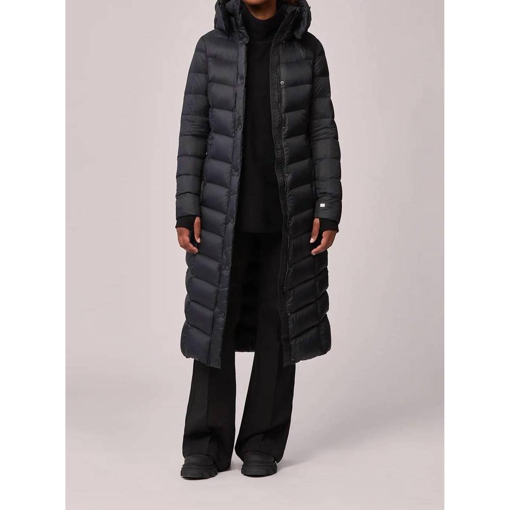 NEW SOIA&KYO ivana down coat in black